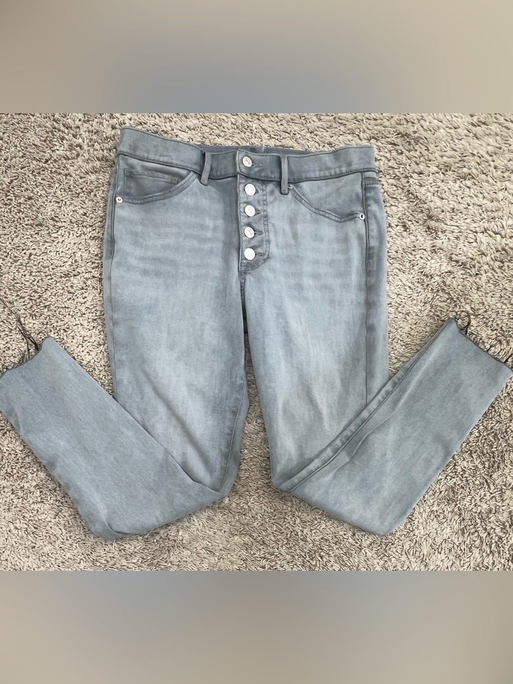 EXPRESS Mid Rise Hyper Stretch Skinny Jeans – Size 10R Never Worn